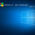 Windows10 2004 64λרҵϵͳ_Windows10 2004ԭisoV2021.03
