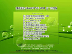 绿茶系统 Ghost XP SP3 2011 五一纯净版 下载