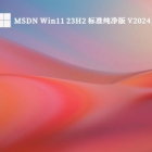 MSDN Win11 23H2׼һ_MSDNϵͳWindows11ԭisov2024