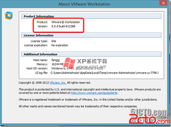 VMware Workstation 9Win2012 HyperV